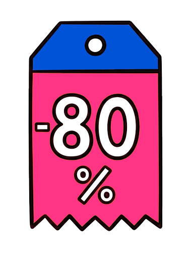 Insignia del 80% de subvención